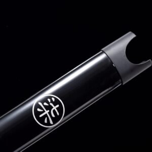 Epee Chinoise Noir Lame Bleue Electrique