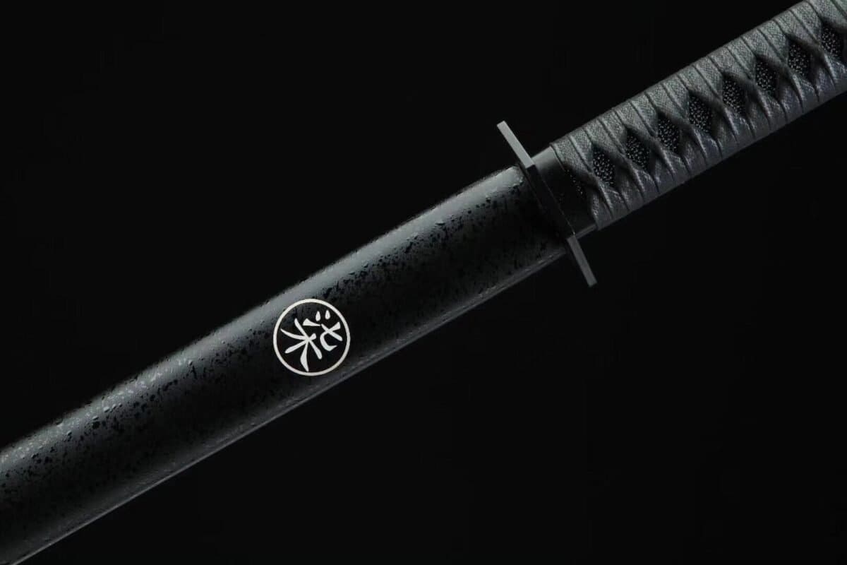 Epee Lame Noire Droite