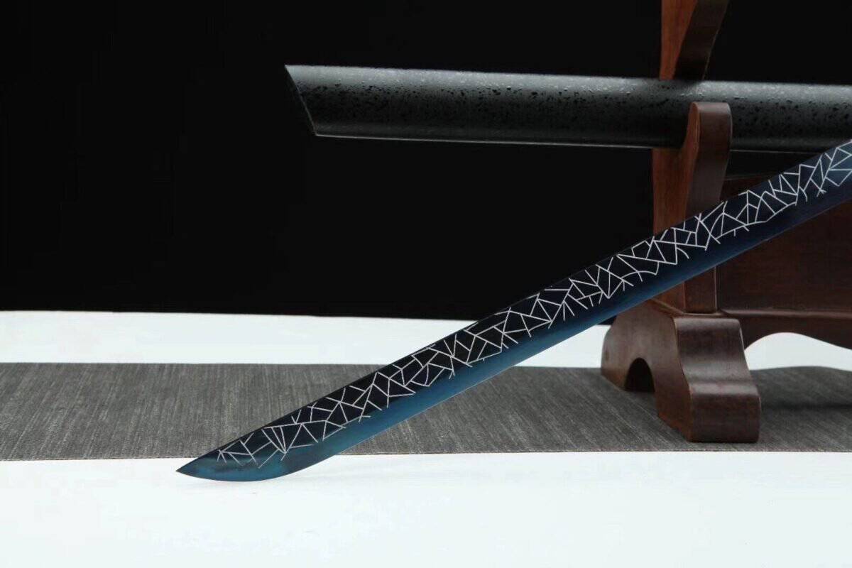 Epee Lame Noire Droite
