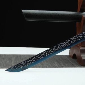 Epee Lame Noire Droite