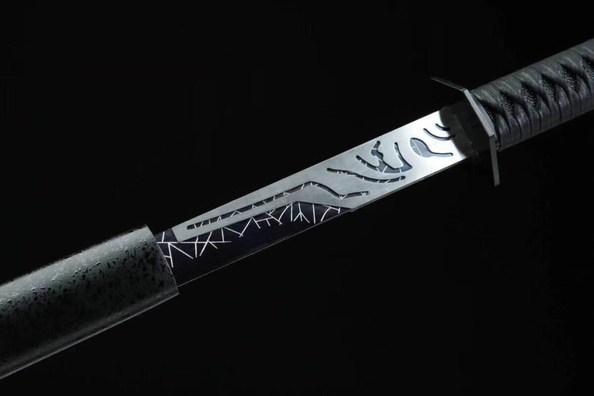 Epee Lame Noire Droite