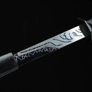 Epee Lame Noire Droite