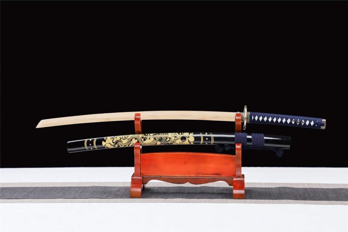 Katana En Bois Avec Fourreau