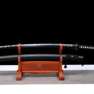Katana Noir Lame Blanche