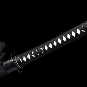 Katana Noir Lame Blanche