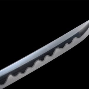 Katana Noir Lame Blanche