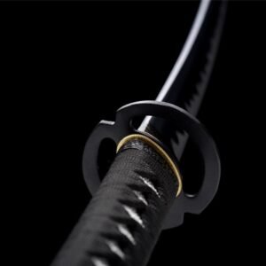 Katana Noir Lame Blanche