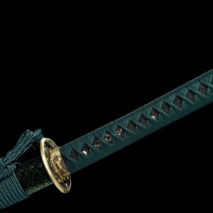 Katana Vert Et Noir