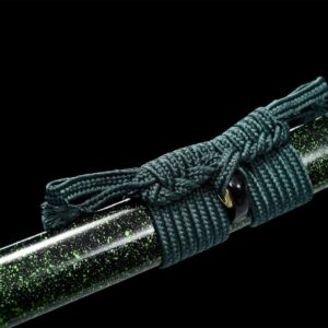 Katana Vert Et Noir