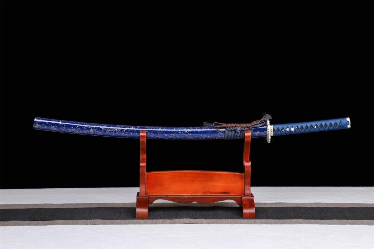 Katana en Bois Bleu