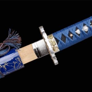 Katana en Bois Bleu