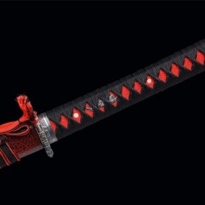 Réplique De Katana En Bois Rouge