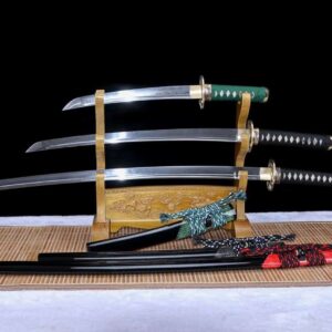Set De 3 Sabres Noir Japonais