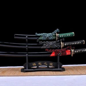 Set De 3 Sabres Noir Japonais