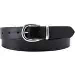 Classic Curve Leather Belt – Elara